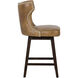 Neville 37.25 inch Tobacco Tan Swivel Counter Stool, Swivel